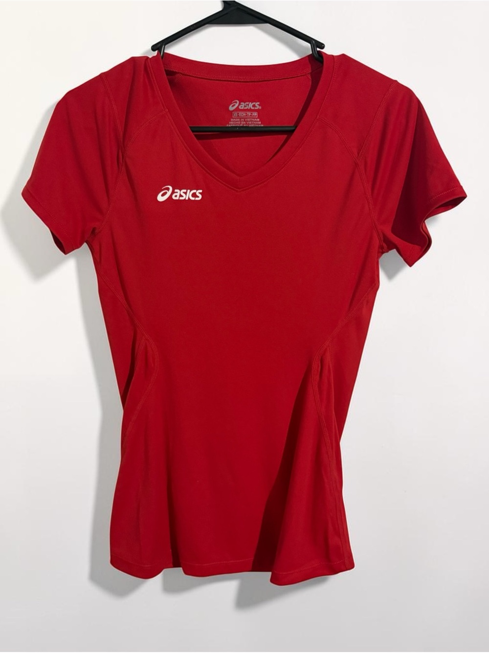 Asics Women’s Jersey Workout Shirt - Red (XS)